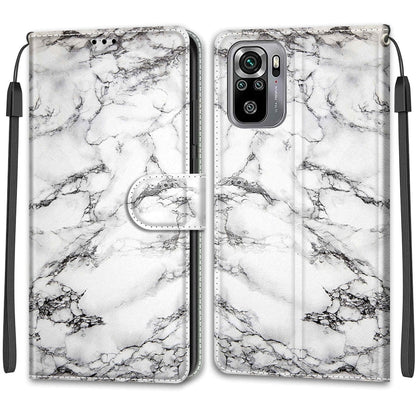 Voltage Coloured Drawing Magnetic Clasp Horizontal Flip PU Leather Case with Holder & Card Slots, For Xiaomi Redmi Note 10 4G/Note 10S