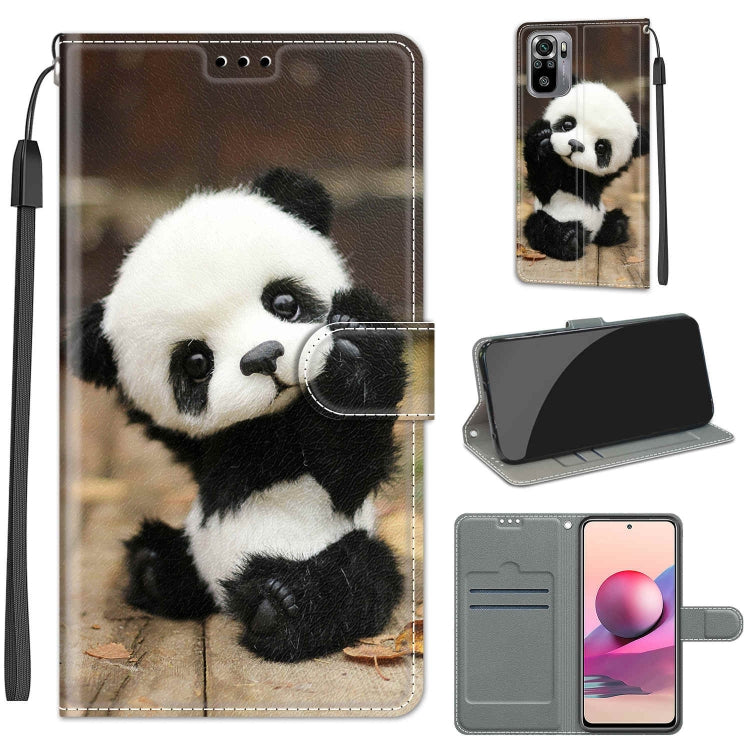 Voltage Coloured Drawing Magnetic Clasp Horizontal Flip PU Leather Case with Holder & Card Slots, For Xiaomi Redmi Note 10 4G/Note 10S