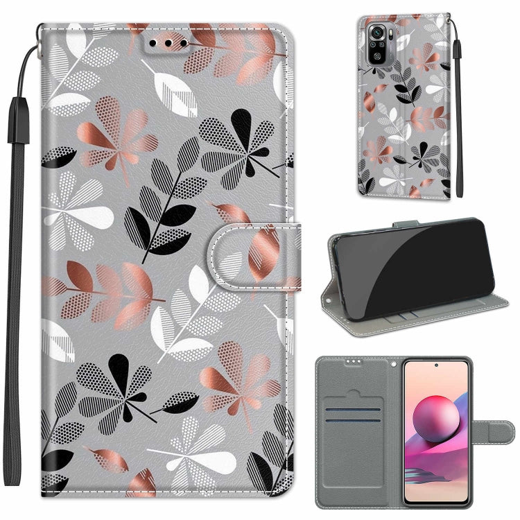 Voltage Coloured Drawing Magnetic Clasp Horizontal Flip PU Leather Case with Holder & Card Slots, For Xiaomi Redmi Note 10 4G/Note 10S
