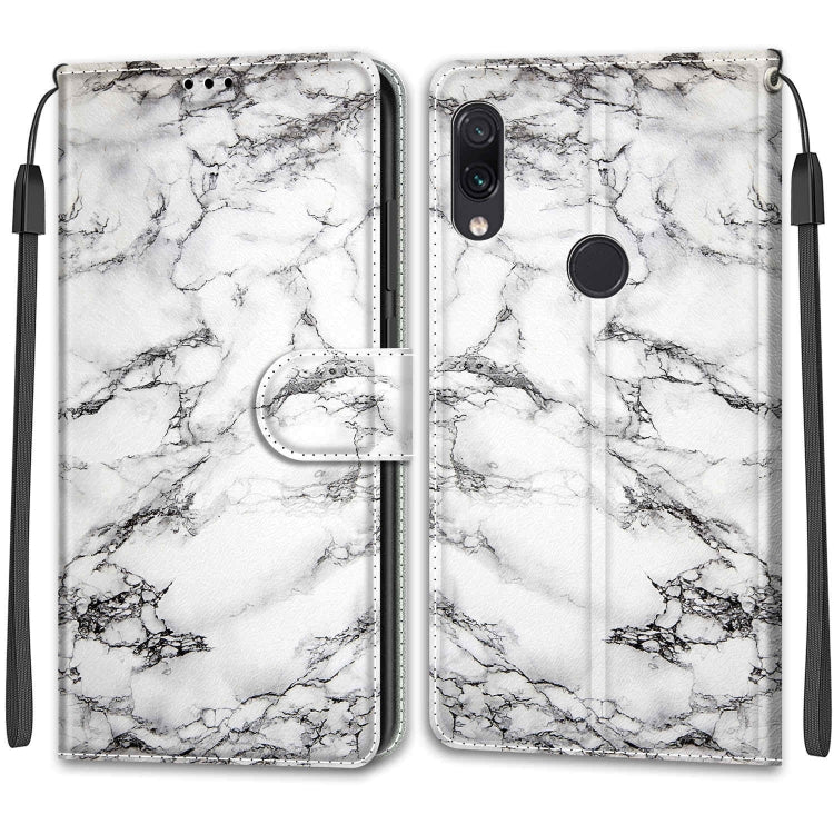 Voltage Coloured Drawing Magnetic Clasp Horizontal Flip PU Leather Case with Holder & Card Slots, For Xiaomi Redmi Note 7