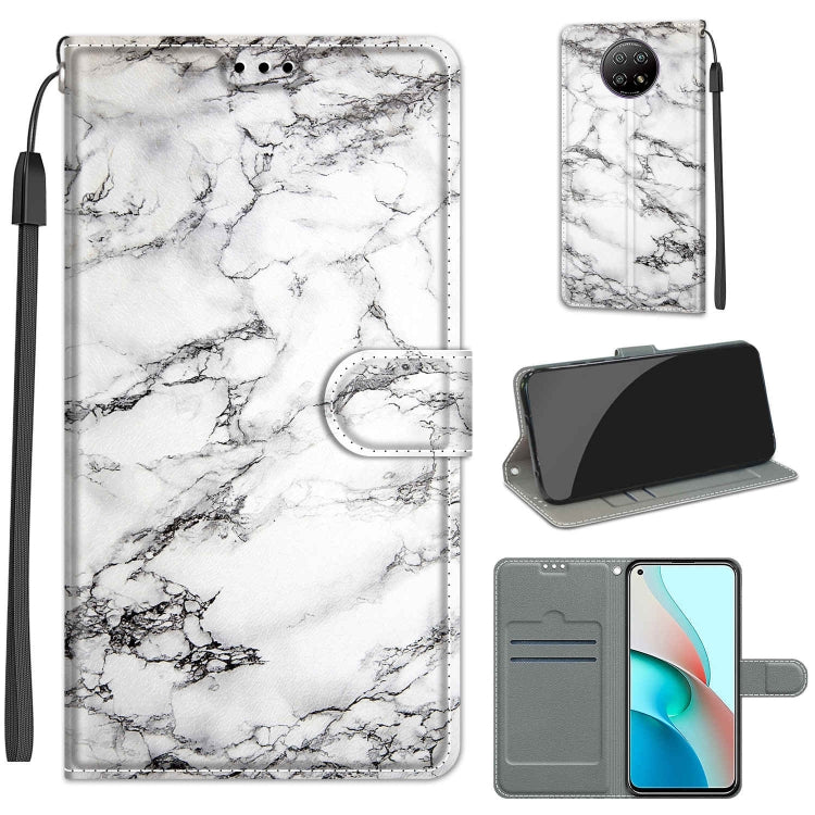 Voltage Coloured Drawing Magnetic Clasp Horizontal Flip PU Leather Case with Holder & Card Slots, For Xiaomi Redmi Note 9 5G/ 9T