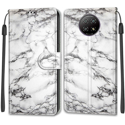 Voltage Coloured Drawing Magnetic Clasp Horizontal Flip PU Leather Case with Holder & Card Slots, For Xiaomi Redmi Note 9 5G/ 9T