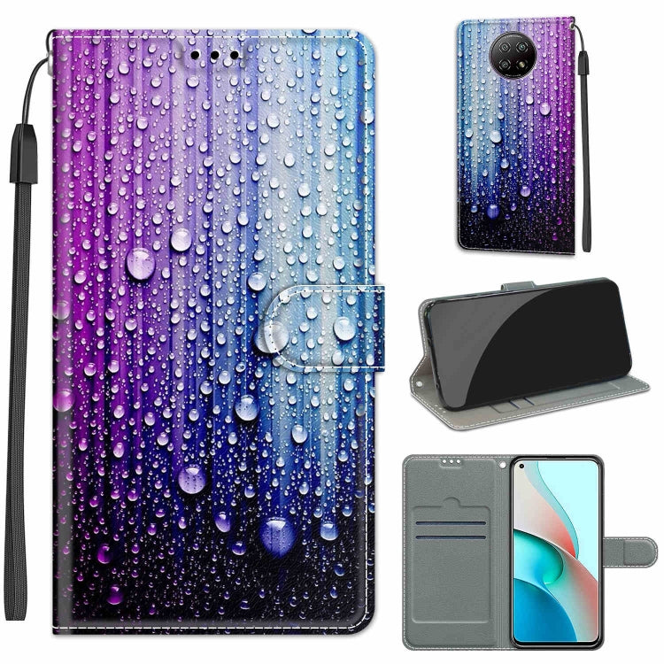 Voltage Coloured Drawing Magnetic Clasp Horizontal Flip PU Leather Case with Holder & Card Slots, For Xiaomi Redmi Note 9 5G/ 9T