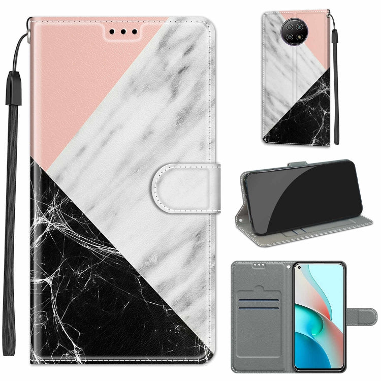 Voltage Coloured Drawing Magnetic Clasp Horizontal Flip PU Leather Case with Holder & Card Slots, For Xiaomi Redmi Note 9 5G/ 9T