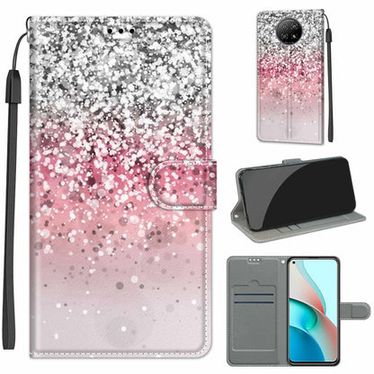Voltage Coloured Drawing Magnetic Clasp Horizontal Flip PU Leather Case with Holder & Card Slots, For Xiaomi Redmi Note 9 5G/ 9T