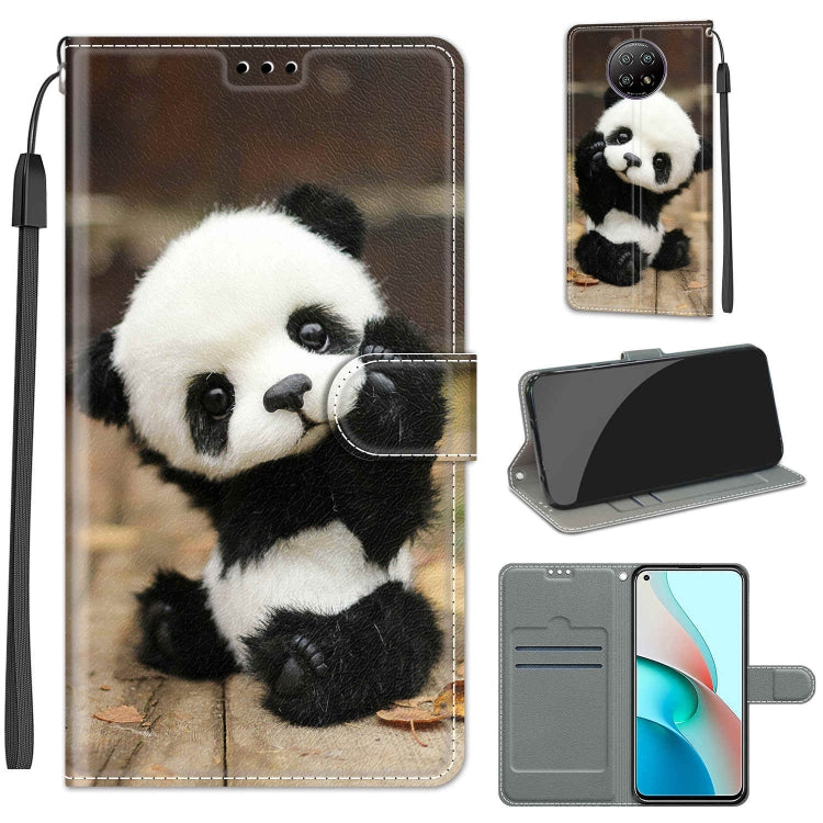 Voltage Coloured Drawing Magnetic Clasp Horizontal Flip PU Leather Case with Holder & Card Slots, For Xiaomi Redmi Note 9 5G/ 9T