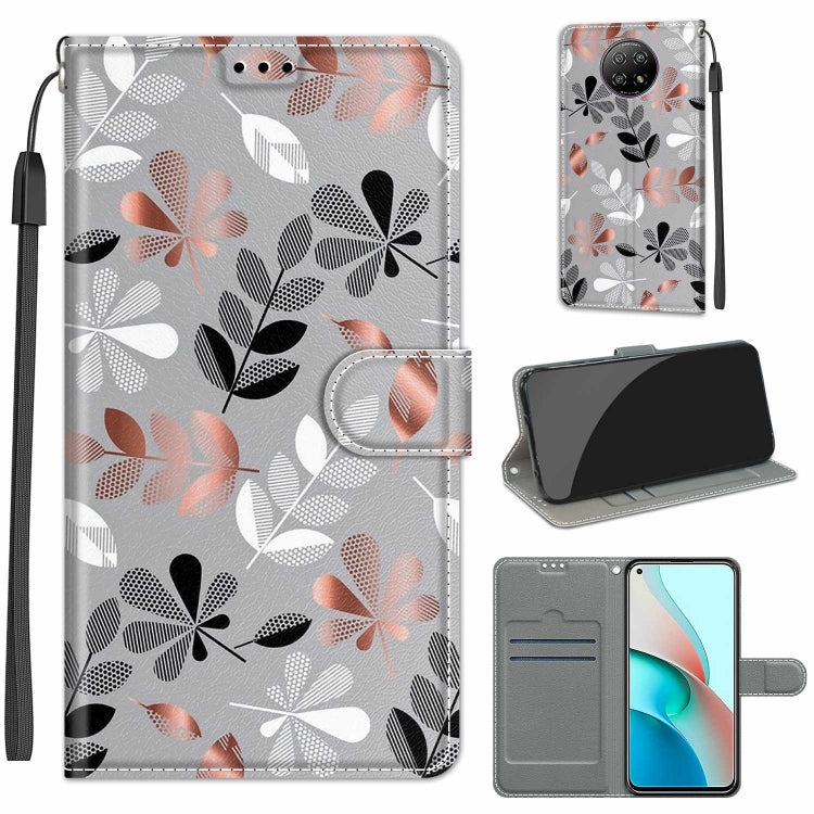 Voltage Coloured Drawing Magnetic Clasp Horizontal Flip PU Leather Case with Holder & Card Slots, For Xiaomi Redmi Note 9 5G/ 9T