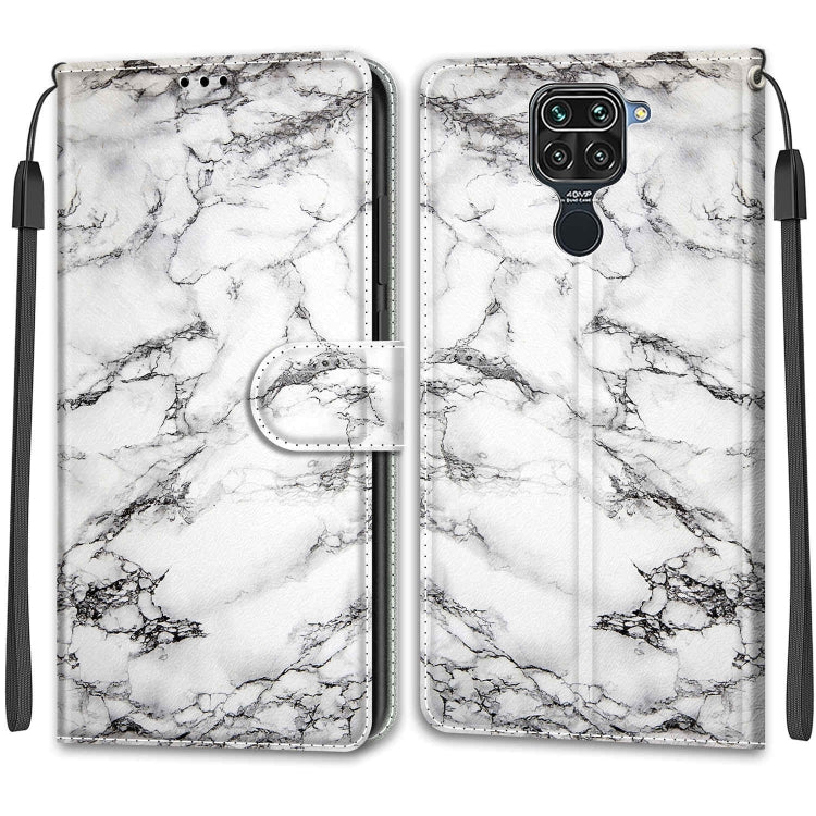 Voltage Coloured Drawing Magnetic Clasp Horizontal Flip PU Leather Case with Holder & Card Slots, For Xiaomi Redmi Note 9/Redmi 10X 4G
