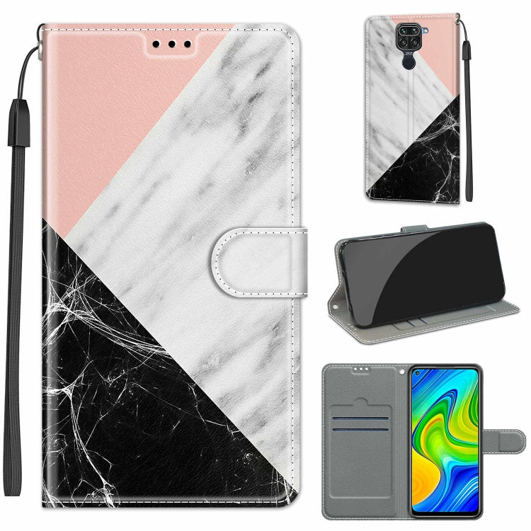 Voltage Coloured Drawing Magnetic Clasp Horizontal Flip PU Leather Case with Holder & Card Slots, For Xiaomi Redmi Note 9/Redmi 10X 4G