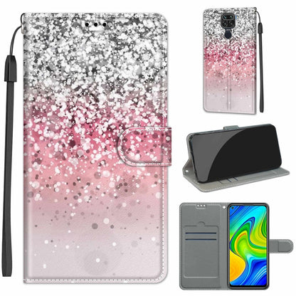 Voltage Coloured Drawing Magnetic Clasp Horizontal Flip PU Leather Case with Holder & Card Slots, For Xiaomi Redmi Note 9/Redmi 10X 4G