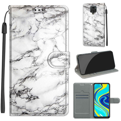 Voltage Coloured Drawing Magnetic Clasp Horizontal Flip PU Leather Case with Holder & Card Slots, For Xiaomi Redmi Note 9S/9 Pro