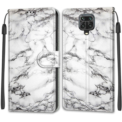 Voltage Coloured Drawing Magnetic Clasp Horizontal Flip PU Leather Case with Holder & Card Slots, For Xiaomi Redmi Note 9S/9 Pro
