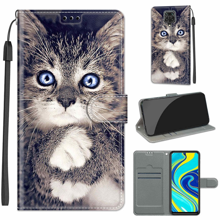 Voltage Coloured Drawing Magnetic Clasp Horizontal Flip PU Leather Case with Holder & Card Slots, For Xiaomi Redmi Note 9S/9 Pro