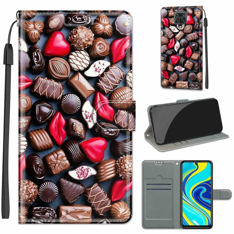 Voltage Coloured Drawing Magnetic Clasp Horizontal Flip PU Leather Case with Holder & Card Slots, For Xiaomi Redmi Note 9S/9 Pro