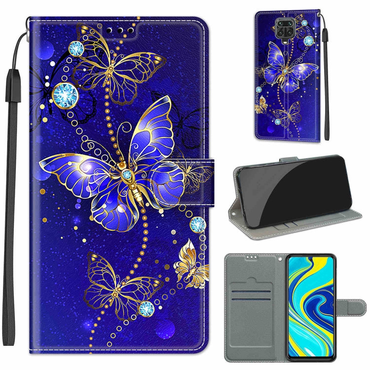 Voltage Coloured Drawing Magnetic Clasp Horizontal Flip PU Leather Case with Holder & Card Slots, For Xiaomi Redmi Note 9S/9 Pro