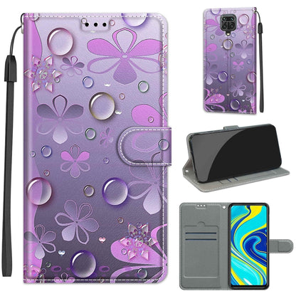 Voltage Coloured Drawing Magnetic Clasp Horizontal Flip PU Leather Case with Holder & Card Slots, For Xiaomi Redmi Note 9S/9 Pro