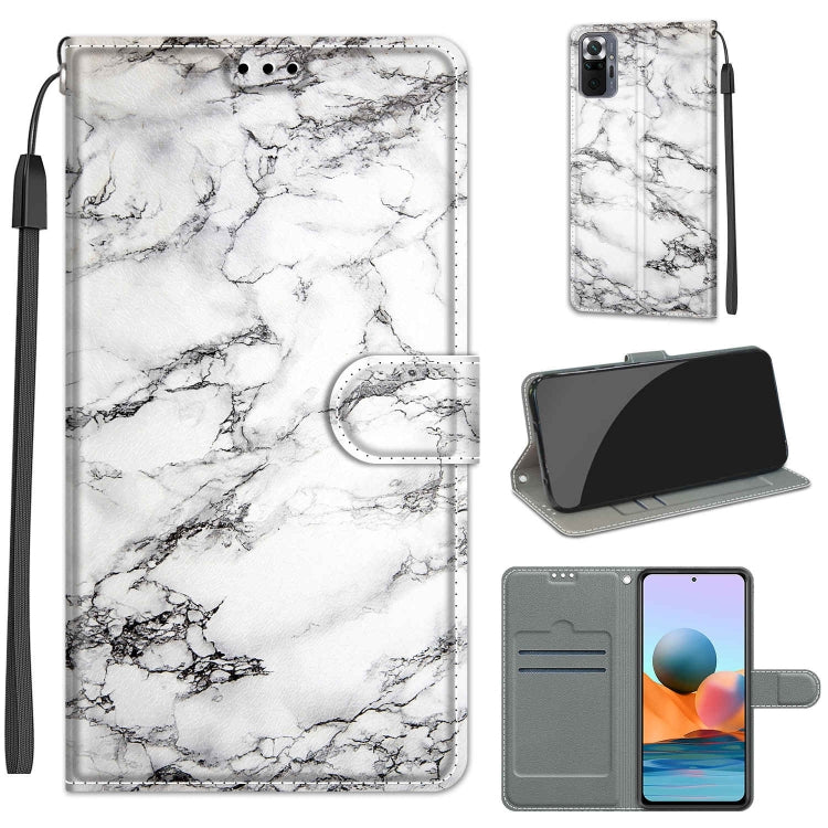 Voltage Coloured Drawing Magnetic Clasp Horizontal Flip PU Leather Case with Holder & Card Slots, For Xiaomi Redmi Note 10 Pro Max/10 Pro
