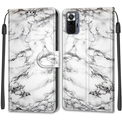 Voltage Coloured Drawing Magnetic Clasp Horizontal Flip PU Leather Case with Holder & Card Slots, For Xiaomi Redmi Note 10 Pro Max/10 Pro