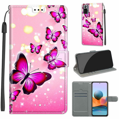 Voltage Coloured Drawing Magnetic Clasp Horizontal Flip PU Leather Case with Holder & Card Slots, For Xiaomi Redmi Note 10 Pro Max/10 Pro