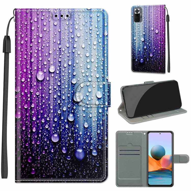 Voltage Coloured Drawing Magnetic Clasp Horizontal Flip PU Leather Case with Holder & Card Slots, For Xiaomi Redmi Note 10 Pro Max/10 Pro