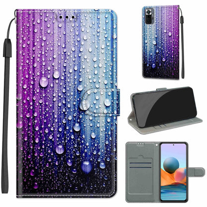 Voltage Coloured Drawing Magnetic Clasp Horizontal Flip PU Leather Case with Holder & Card Slots, For Xiaomi Redmi Note 10 Pro Max/10 Pro
