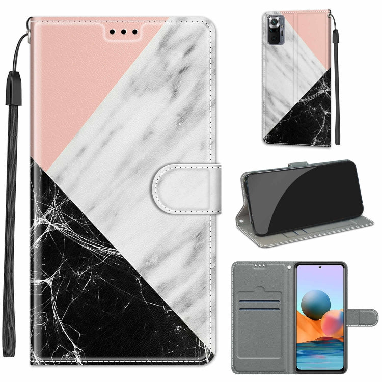 Voltage Coloured Drawing Magnetic Clasp Horizontal Flip PU Leather Case with Holder & Card Slots, For Xiaomi Redmi Note 10 Pro Max/10 Pro