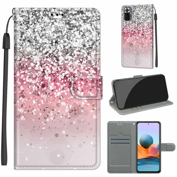 Voltage Coloured Drawing Magnetic Clasp Horizontal Flip PU Leather Case with Holder & Card Slots, For Xiaomi Redmi Note 10 Pro Max/10 Pro