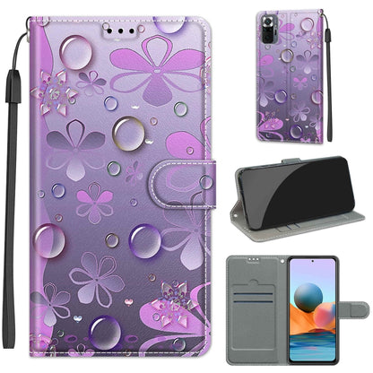 Voltage Coloured Drawing Magnetic Clasp Horizontal Flip PU Leather Case with Holder & Card Slots, For Xiaomi Redmi Note 10 Pro Max/10 Pro