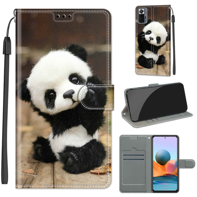 Voltage Coloured Drawing Magnetic Clasp Horizontal Flip PU Leather Case with Holder & Card Slots, For Xiaomi Redmi Note 10 Pro Max/10 Pro