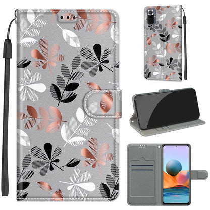 Voltage Coloured Drawing Magnetic Clasp Horizontal Flip PU Leather Case with Holder & Card Slots, For Xiaomi Redmi Note 10 Pro Max/10 Pro