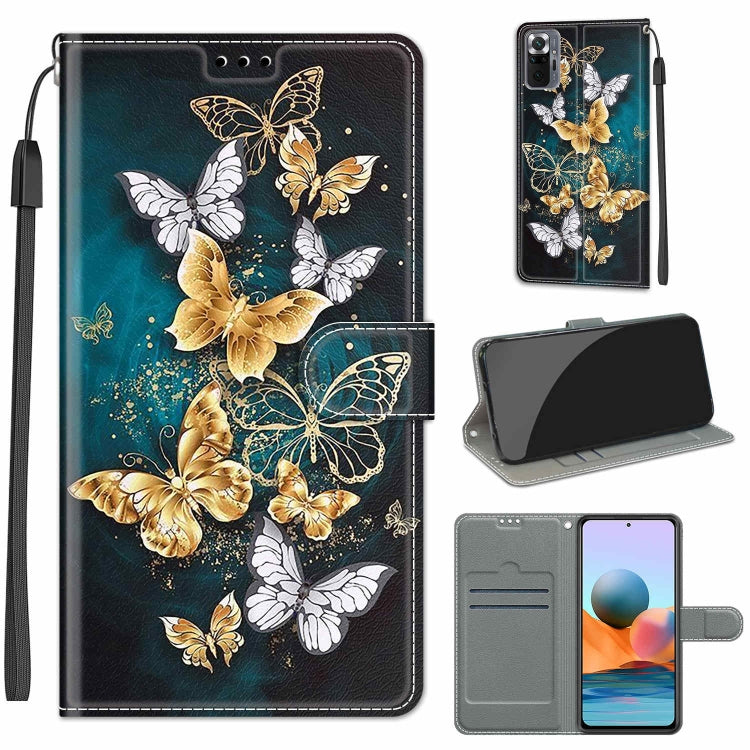 Voltage Coloured Drawing Magnetic Clasp Horizontal Flip PU Leather Case with Holder & Card Slots, For Xiaomi Redmi Note 10 Pro Max/10 Pro
