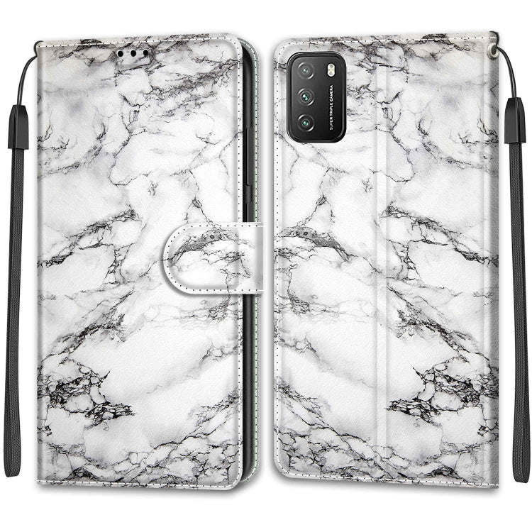 Voltage Coloured Drawing Magnetic Clasp Horizontal Flip PU Leather Case with Holder & Card Slots, For Xiaomi Poco M3