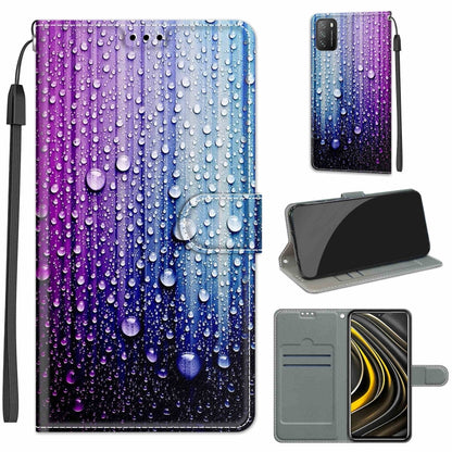 Voltage Coloured Drawing Magnetic Clasp Horizontal Flip PU Leather Case with Holder & Card Slots, For Xiaomi Poco M3
