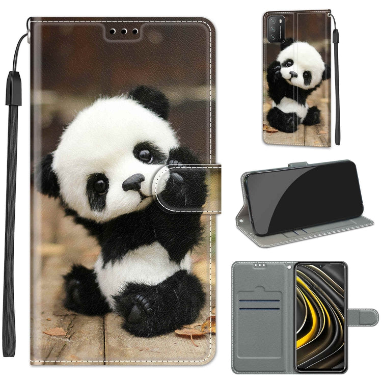 Voltage Coloured Drawing Magnetic Clasp Horizontal Flip PU Leather Case with Holder & Card Slots, For Xiaomi Poco M3