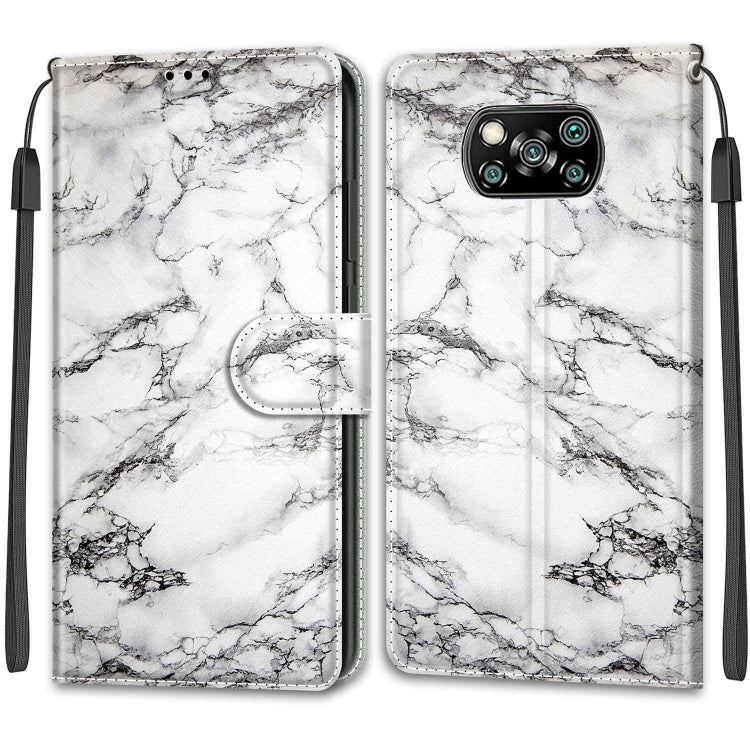 Voltage Coloured Drawing Magnetic Clasp Horizontal Flip PU Leather Case with Holder & Card Slots, For Xiaomi Poco X3 NFC