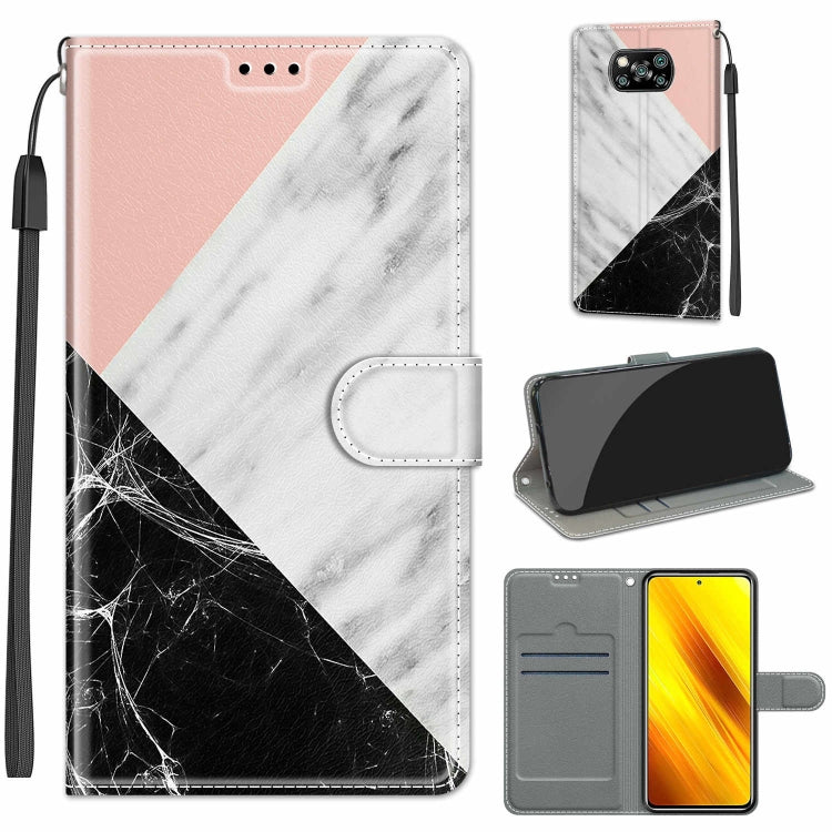 Voltage Coloured Drawing Magnetic Clasp Horizontal Flip PU Leather Case with Holder & Card Slots, For Xiaomi Poco X3 NFC