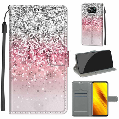 Voltage Coloured Drawing Magnetic Clasp Horizontal Flip PU Leather Case with Holder & Card Slots, For Xiaomi Poco X3 NFC