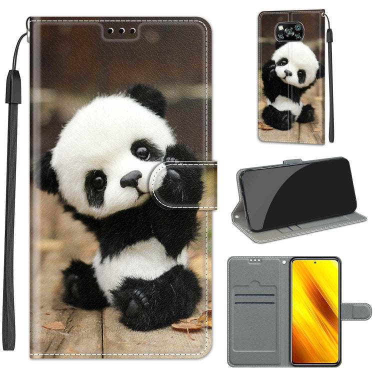 Voltage Coloured Drawing Magnetic Clasp Horizontal Flip PU Leather Case with Holder & Card Slots, For Xiaomi Poco X3 NFC