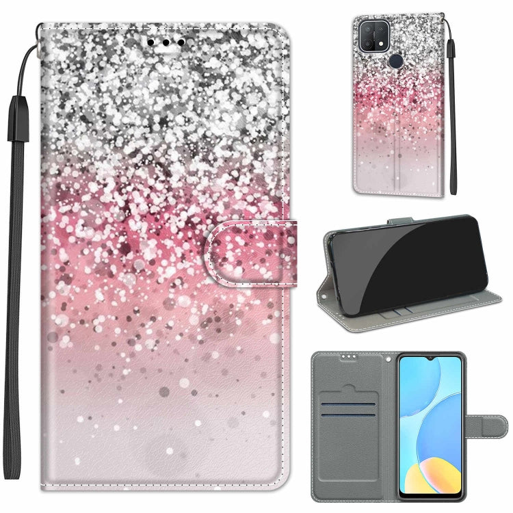 Voltage Coloured Drawing Magnetic Clasp Horizontal Flip PU Leather Case with Holder & Card Slots, For OPPO A15 / A15s
