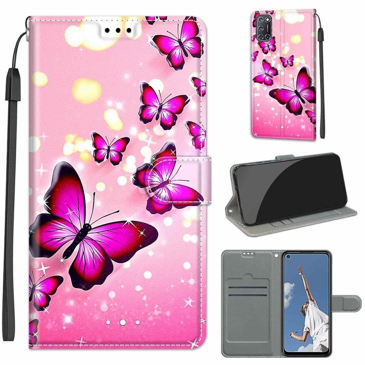 Voltage Coloured Drawing Magnetic Clasp Horizontal Flip PU Leather Case with Holder & Card Slots, For OPPO A52 / A92 / A72