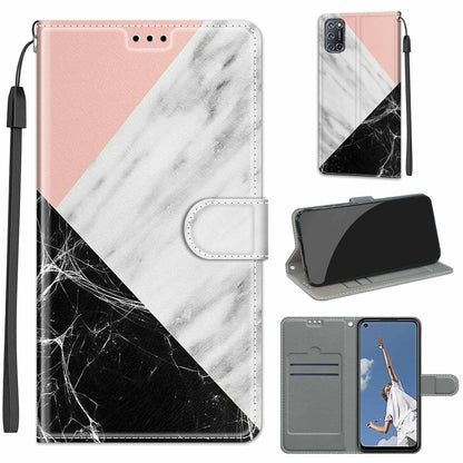 Voltage Coloured Drawing Magnetic Clasp Horizontal Flip PU Leather Case with Holder & Card Slots, For OPPO A52 / A92 / A72