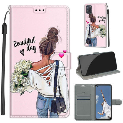 Voltage Coloured Drawing Magnetic Clasp Horizontal Flip PU Leather Case with Holder & Card Slots, For OPPO A52 / A92 / A72