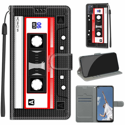 Voltage Coloured Drawing Magnetic Clasp Horizontal Flip PU Leather Case with Holder & Card Slots, For OPPO A52 / A92 / A72