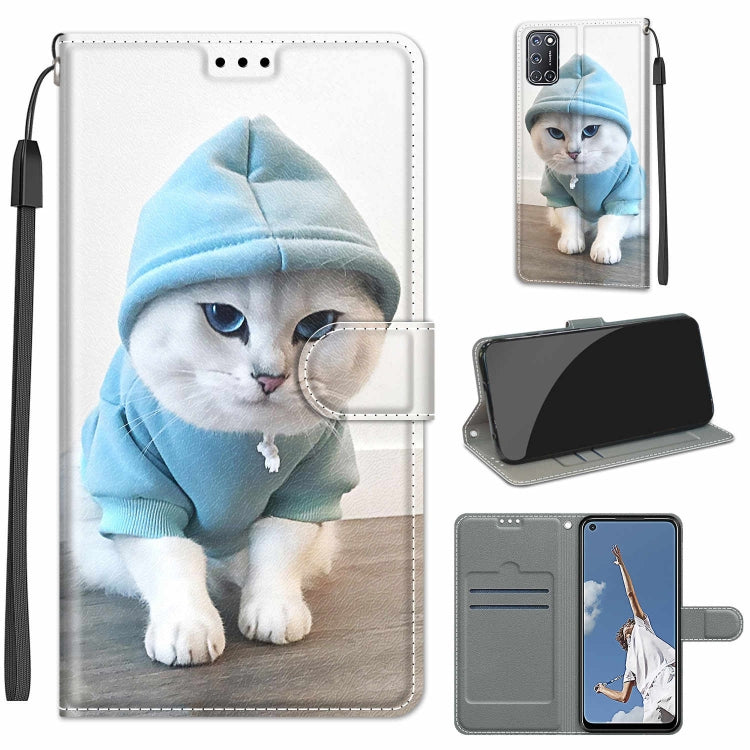 Voltage Coloured Drawing Magnetic Clasp Horizontal Flip PU Leather Case with Holder & Card Slots, For OPPO A52 / A92 / A72