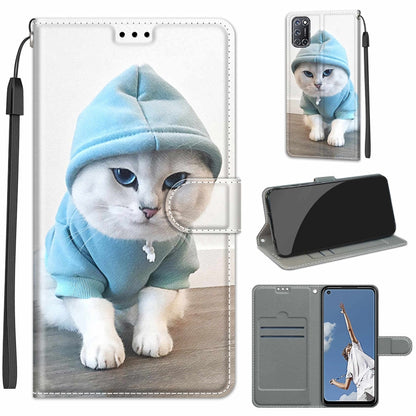 Voltage Coloured Drawing Magnetic Clasp Horizontal Flip PU Leather Case with Holder & Card Slots, For OPPO A52 / A92 / A72