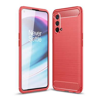 Brushed Texture Carbon Fiber TPU Case, For OnePlus Nord CE 5G