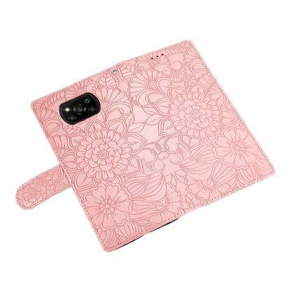 Skin Feel Embossed Sunflower Horizontal Flip Leather Case with Holder & Card Slots & Wallet & Lanyard, For Xiaomi POCO X3 NFC / X3 Pro / X3, For Xiaomi Redmi K40 / K40 Pro / Poco F3, For Xiaomi Mi 10T Lite 5G, For Xiaomi Mi 11