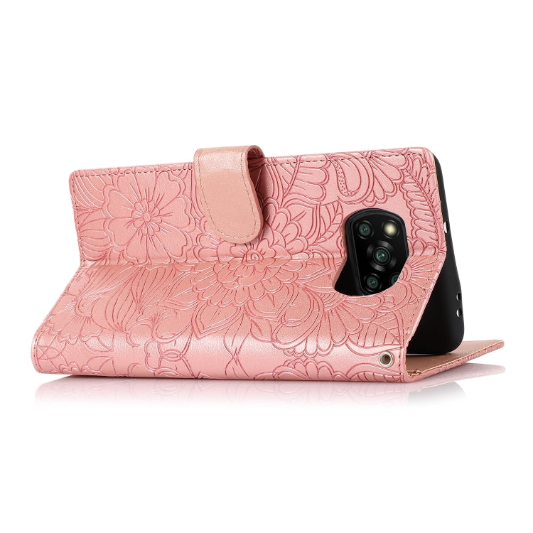 Skin Feel Embossed Sunflower Horizontal Flip Leather Case with Holder & Card Slots & Wallet & Lanyard, For Xiaomi POCO X3 NFC / X3 Pro / X3, For Xiaomi Redmi K40 / K40 Pro / Poco F3, For Xiaomi Mi 10T Lite 5G, For Xiaomi Mi 11