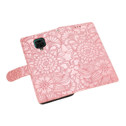 Skin Feel Embossed Sunflower Horizontal Flip Leather Case with Holder & Card Slots & Wallet & Lanyard, For Xiaomi Redmi Note 9 Pro, For Xiaomi Mi CC9, For Xiaomi Redmi 8A, For Xiaomi Redmi Note 7