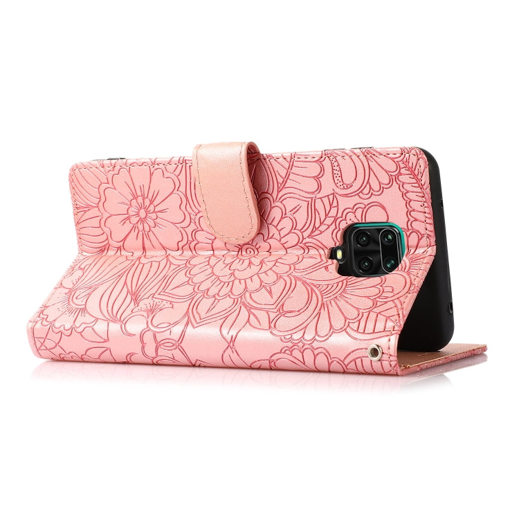 Skin Feel Embossed Sunflower Horizontal Flip Leather Case with Holder & Card Slots & Wallet & Lanyard, For Xiaomi Redmi Note 9 Pro, For Xiaomi Mi CC9, For Xiaomi Redmi 8A, For Xiaomi Redmi Note 7